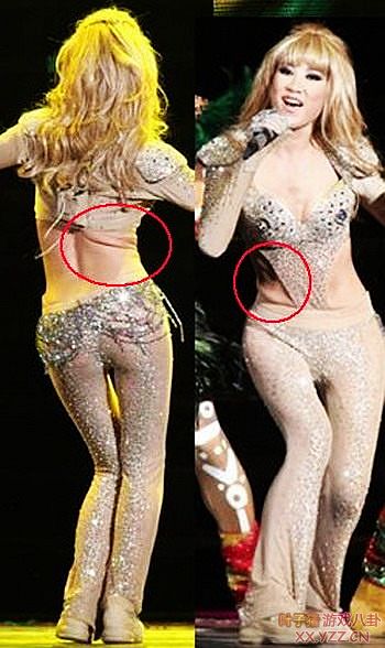 图揭娱乐圈女星吓人失败着装